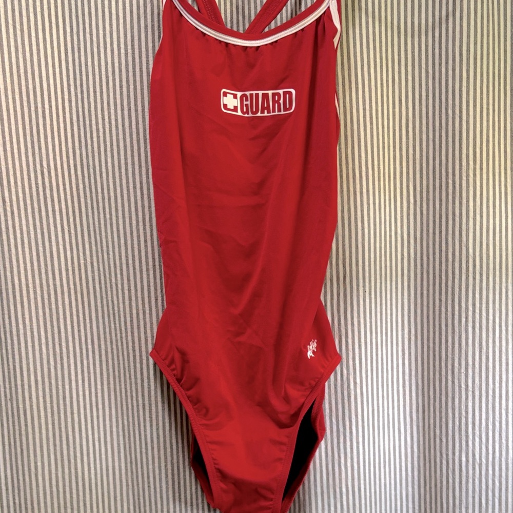 Dolfin Red Swimsuit with Black Lining